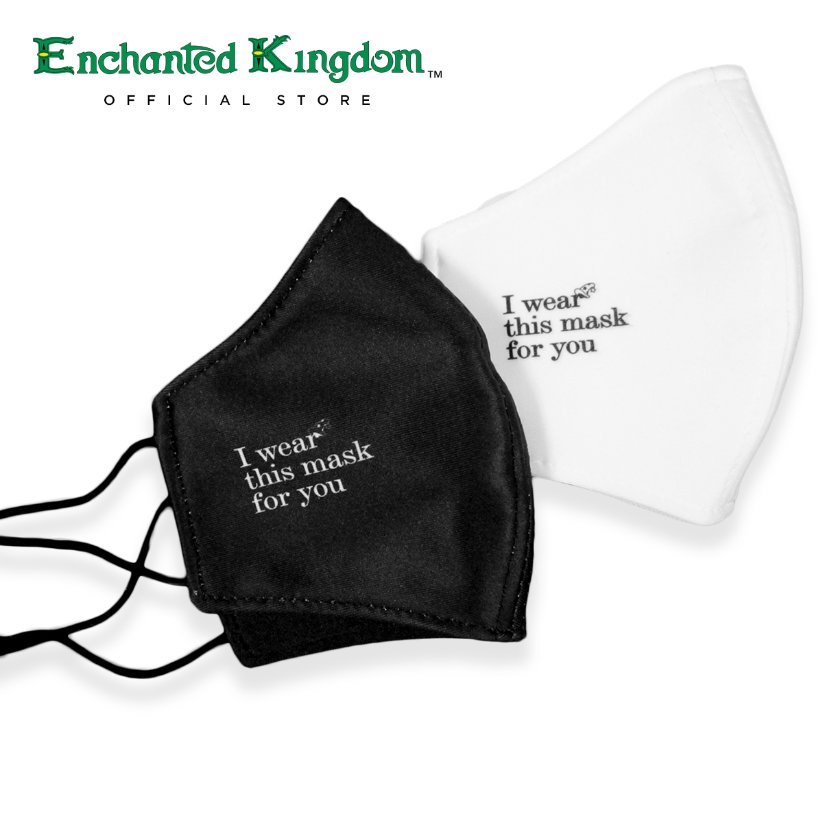 EK I Wear This Mask For You Face Mask w/ Pouch