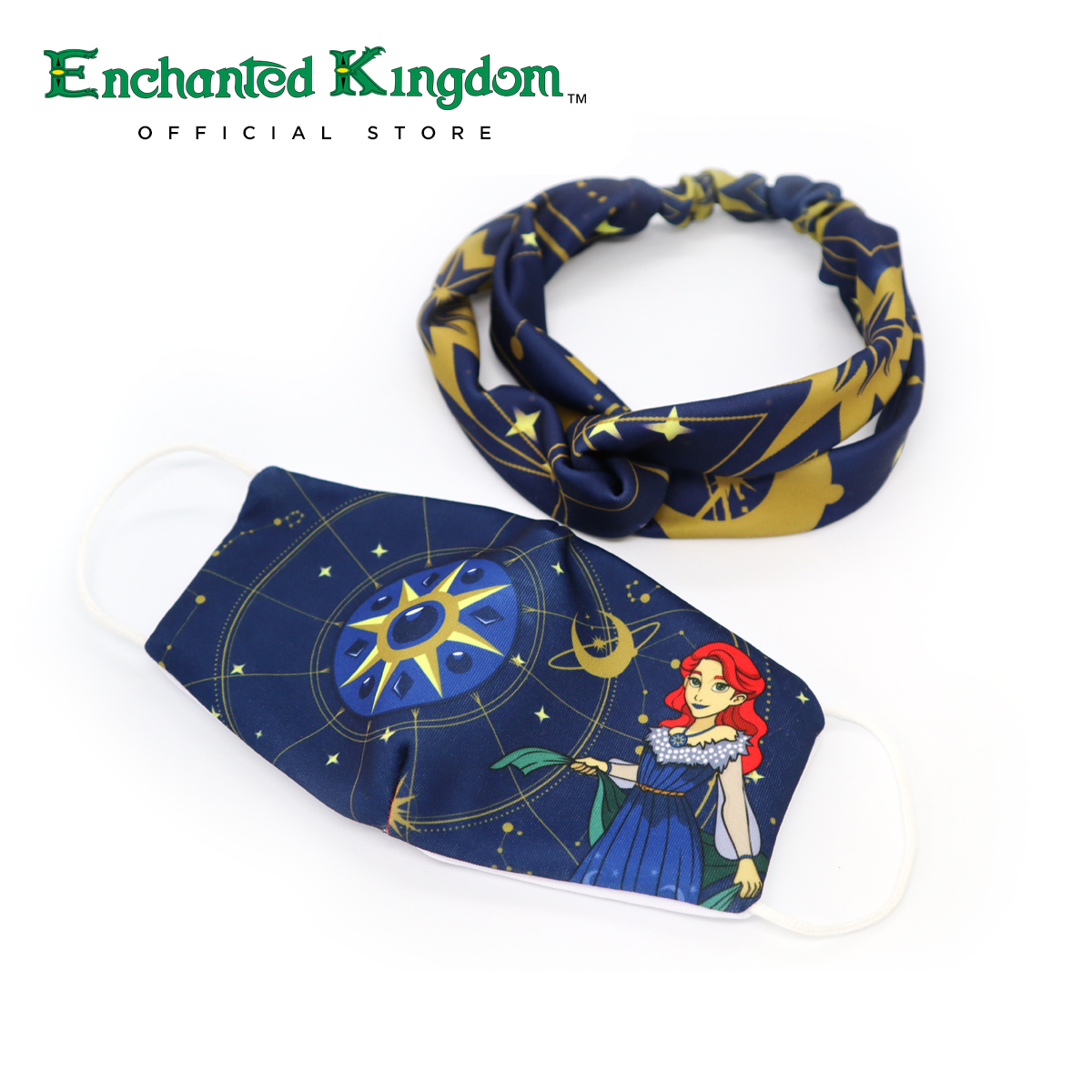 EK Princess Madeline Character Face Mask and Headband Set
