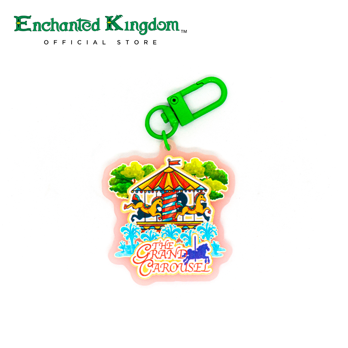 EK GRAND CAROUSEL HIGHLIGHT ACRYLIC KEYCHAIN